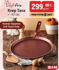 CHEF'S PRO KREP TAVA 32 CM CHEF'S PRO KREP TAVA 32 CM
